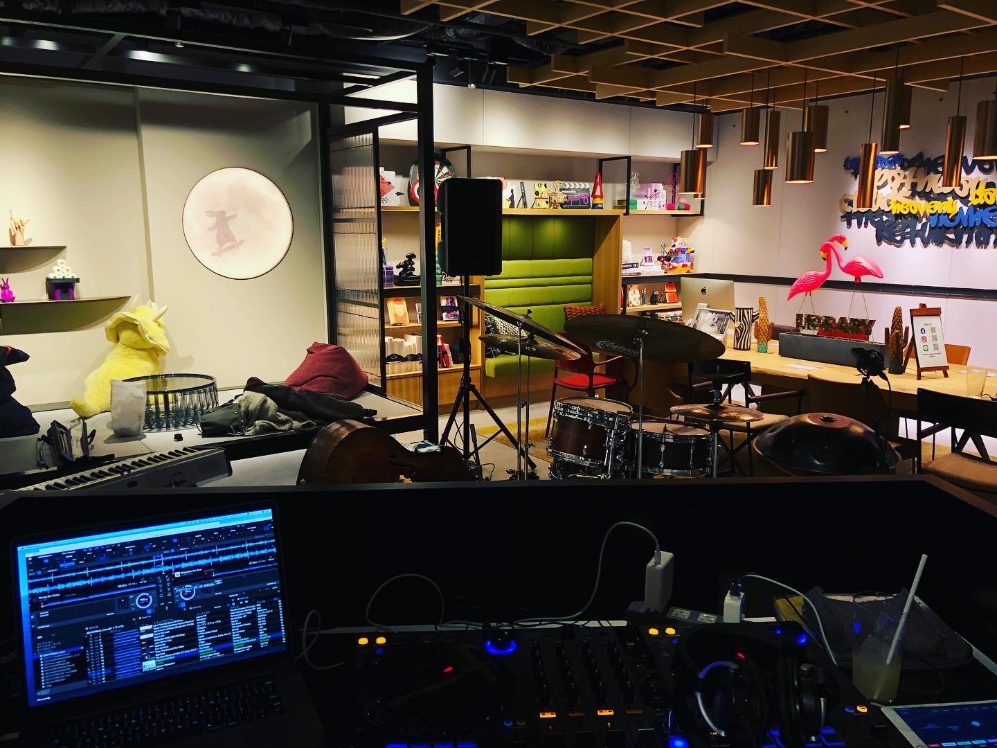 Moxy Kyoto Nijo - DJ event setup